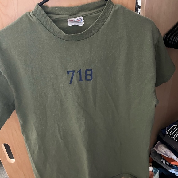 Mens Medium Vintage Olive Green Tee - Picture 1 of 3